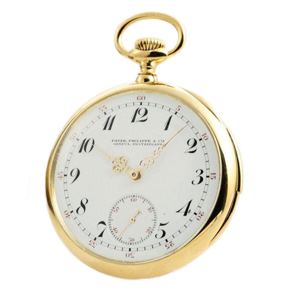 Swiss gold minute repeating pocket watch by Patek Circa 1915