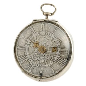 German one-handed verge pocket watch with date Circa 1705