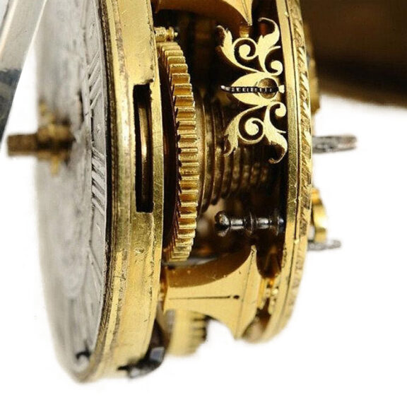 German one-handed verge pocket watch with date Circa 1705 German one-handed verge pocket watch with date Circa 1705