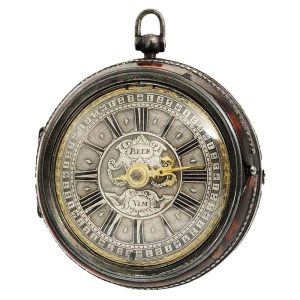 German one handed verge with mock pendulum Circa 1690