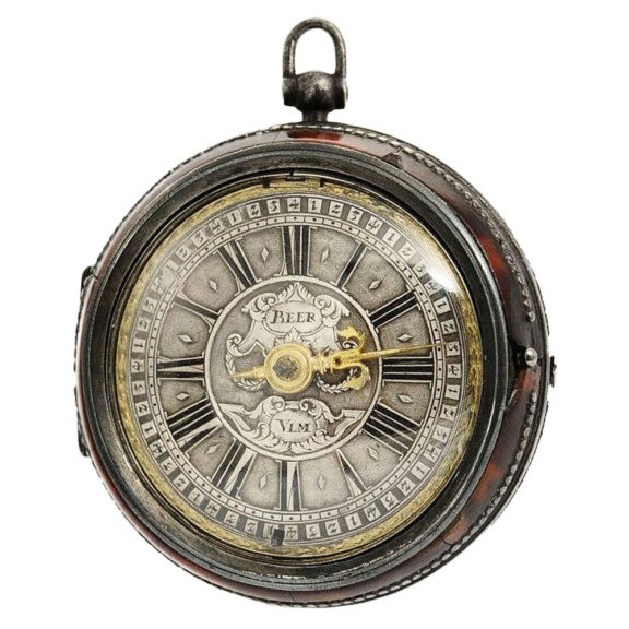 German one handed verge with mock pendulum Circa 1690