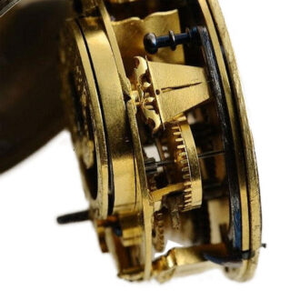 German one handed verge with mock pendulum Circa 1690