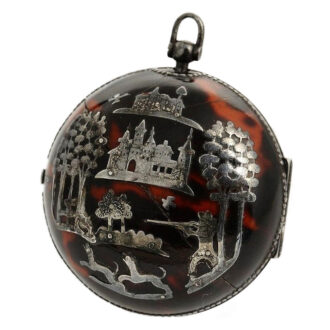 German one handed verge with mock pendulum Circa 1690