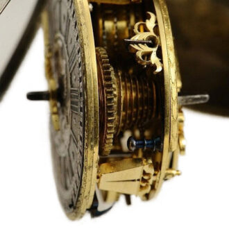 German one handed verge with mock pendulum Circa 1690