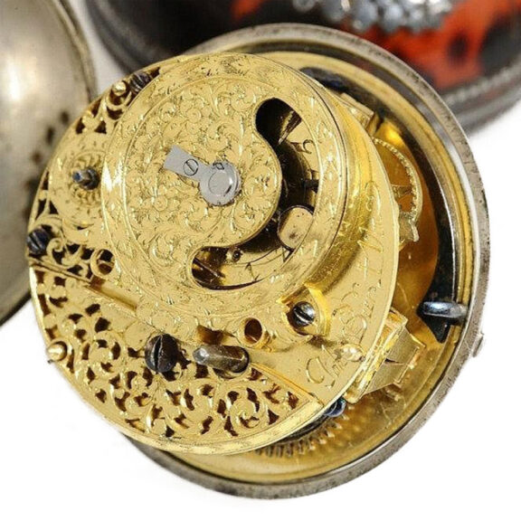 German one handed verge with mock pendulum Circa 1690 German one handed verge with mock pendulum Circa 1690