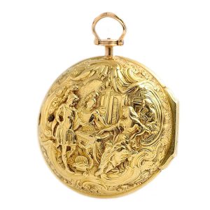 Scottish rare pair cased verge pocket watch Circa 1750
