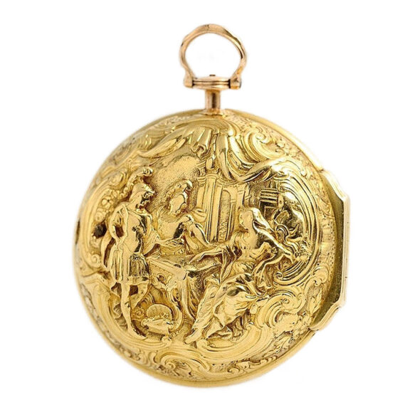 Scottish rare pair cased verge pocket watch Circa 1750