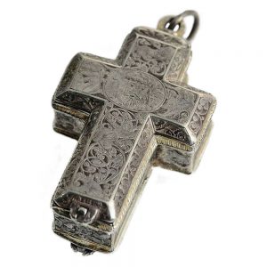French rare one-handed crucifix pendant watch Circa 1600