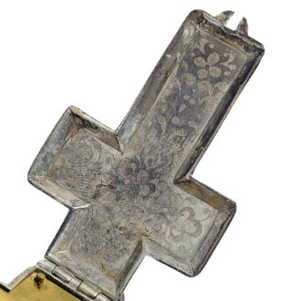 French rare one-handed crucifix pendant watch Circa 1600