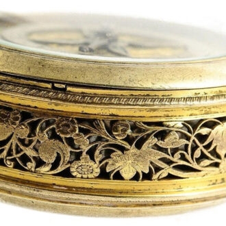 French coach clock hour self strike and alarm clock Circa 1620