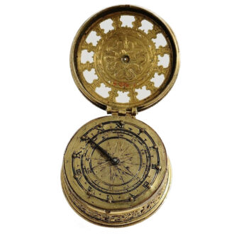 German clock watch with hour self strike and alarm Circa 1590
