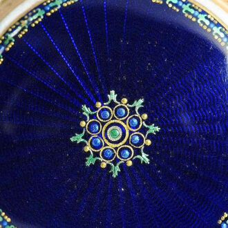 French gold and enamel verge pocket watch Circa 1780