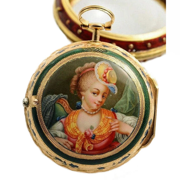 Swiss decorative triple-cased verge pocket watch Circa 1770 Swiss decorative triple-cased verge pocket watch Circa 1770