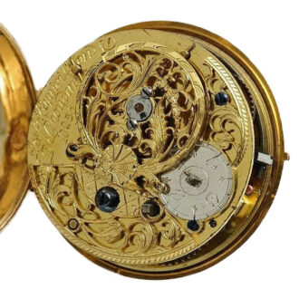 Swiss decorative triple-cased verge pocket watch Circa 1770