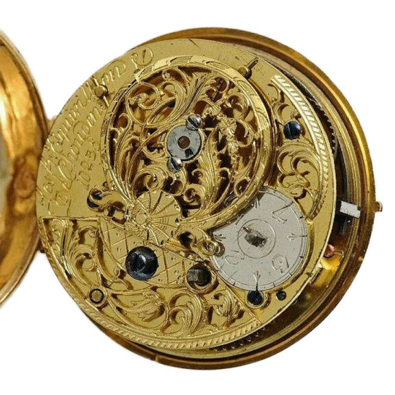 Swiss decorative triple-cased verge pocket watch Circa 1770 Swiss decorative triple-cased verge pocket watch Circa 1770
