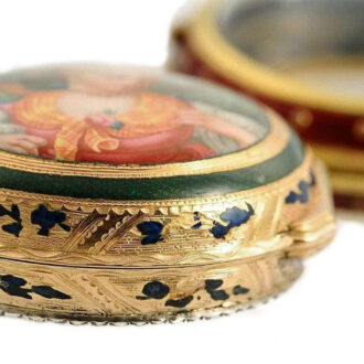 Swiss decorative triple-cased verge pocket watch Circa 1770