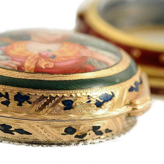 Swiss decorative triple-cased verge pocket watch Circa 1770 Swiss decorative triple-cased verge pocket watch Circa 1770