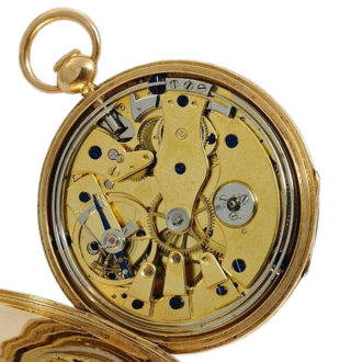 French rare quarter repeating pocket watch Circa 1820