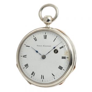 Danish rare pocket watch with temperature comp. Circa 1815