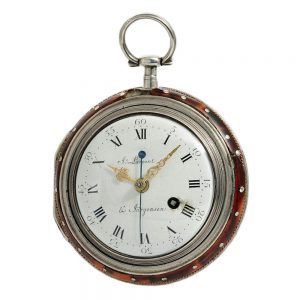 Danish important pocket watch with centre seconds Circa 1788