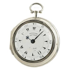 English early silver watch for the Turkish market Circa 1768