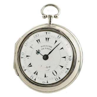 English early silver watch for the Turkish market Circa 1768