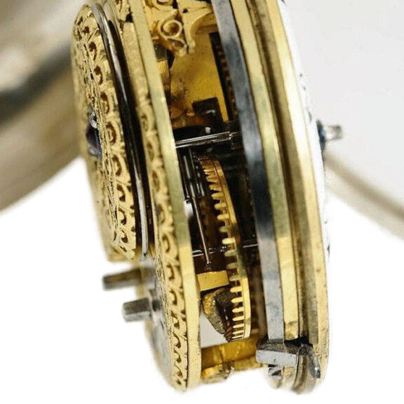 English early silver watch for the Turkish market Circa 1768 English early silver watch for the Turkish market Circa 1768