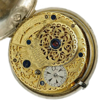 English early silver watch for the Turkish market Circa 1768