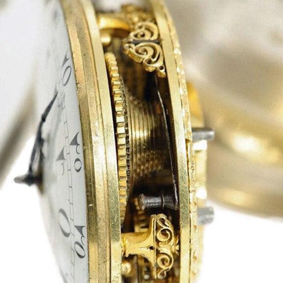 English early silver watch for the Turkish market Circa 1768 English early silver watch for the Turkish market Circa 1768