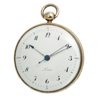 French verge with extraordinary movement design Circa 1810