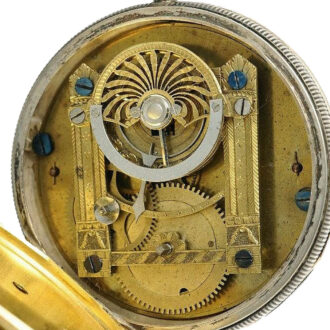 French verge with extraordinary movement design Circa 1810