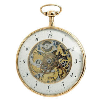 French skeletonized quarter repeating watch Circa 1815