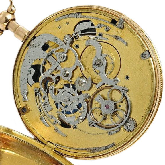 French skeletonized quarter repeating watch Circa 1815 French skeletonized quarter repeating watch Circa 1815