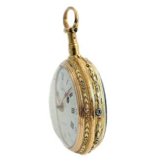 French gold quarter repeating verge watch Circa 1780 French gold quarter repeating verge watch Circa 1780