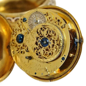 English important pair-cased verge pocket watch Circa 1773 English important pair-cased verge pocket watch Circa 1773