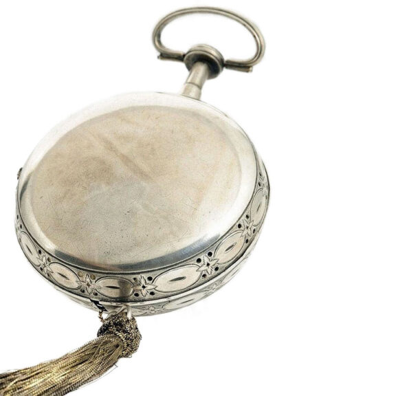 Swiss silver quarter repeating coach clock with alarm Circa 1750 Swiss silver quarter repeating coach clock with alarm Circa 1750