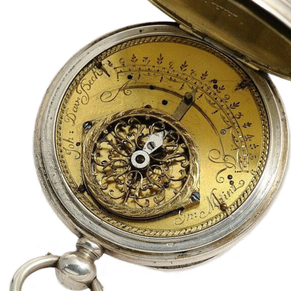 German rare pocket watch with regulator dial Circa 1790 German rare pocket watch with regulator dial Circa 1790