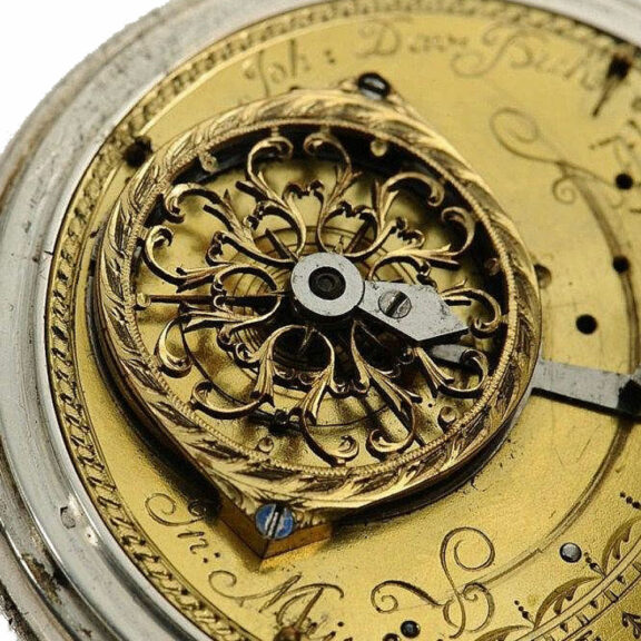 German rare pocket watch with regulator dial Circa 1790 German rare pocket watch with regulator dial Circa 1790