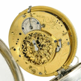 Belgian rare quarter repeating "à toc" pocket watch Circa 1790