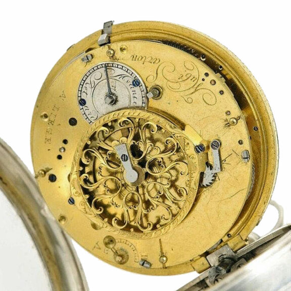 Belgian rare quarter repeating "à toc" pocket watch Circa 1790 Belgian rare quarter repeating "à toc" pocket watch Circa 1790