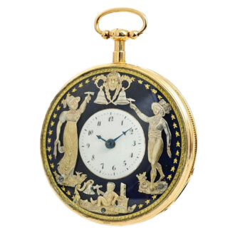 French extremely rare quarter repeating verge watch Circa 1810