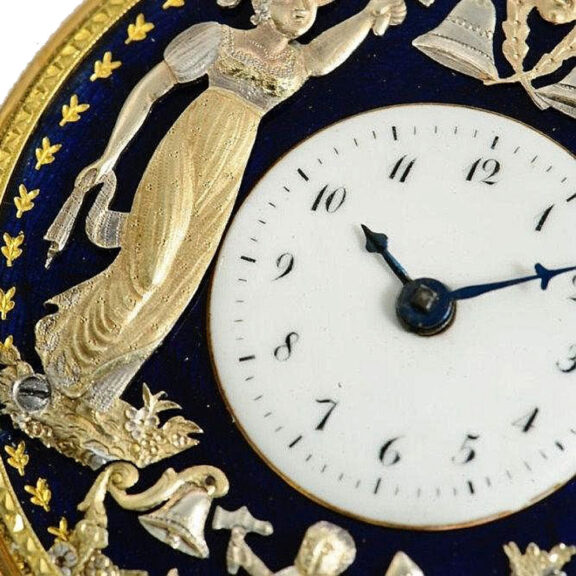 French extremely rare quarter repeating pocket watch Circa 1810 French extremely rare quarter repeating pocket watch Circa 1810