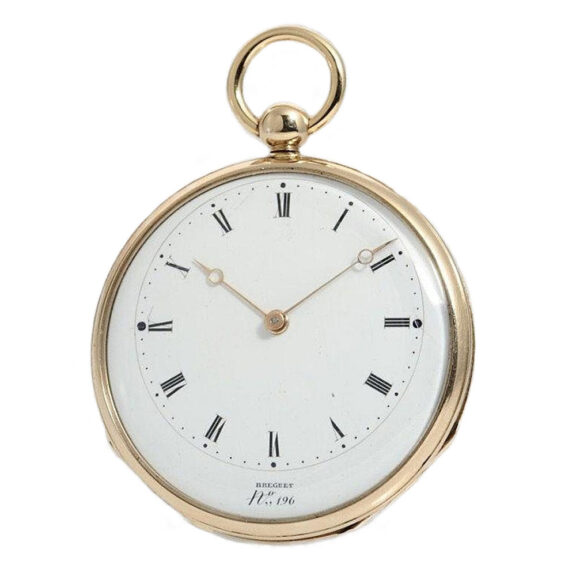 French watch "Montre Simple" with eccentric dial Circa 1830