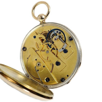 French watch "Montre Simple" with eccentric dial Circa 1830