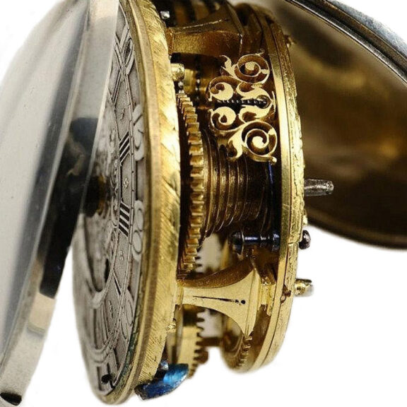 Dutch pair cased verge watch with date indicator Circa 1700 Dutch pair cased verge watch with date indicator Circa 1700
