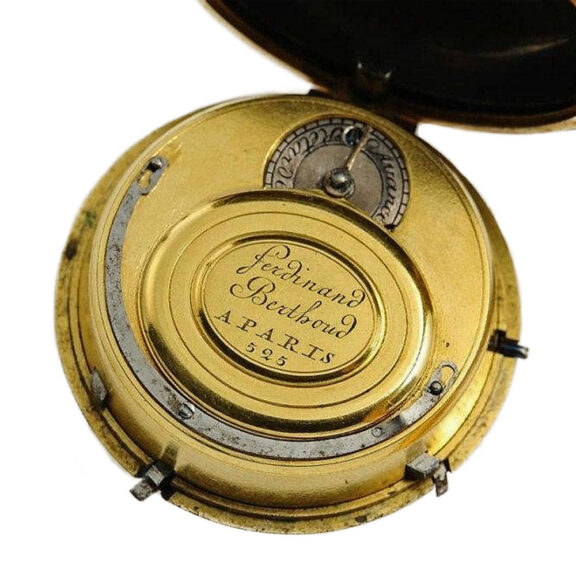 French gold enamel quarter repeating verge watch circa 1780 French gold enamel quarter repeating verge watch circa 1780