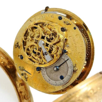 French "à toc et à tact" verge quarter repeating watch Circa 1780 French "à toc et à tact" verge quarter repeating watch Circa 1780
