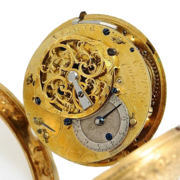 French "à toc et à tact" verge quarter repeating watch Circa 1780 French "à toc et à tact" verge quarter repeating watch Circa 1780