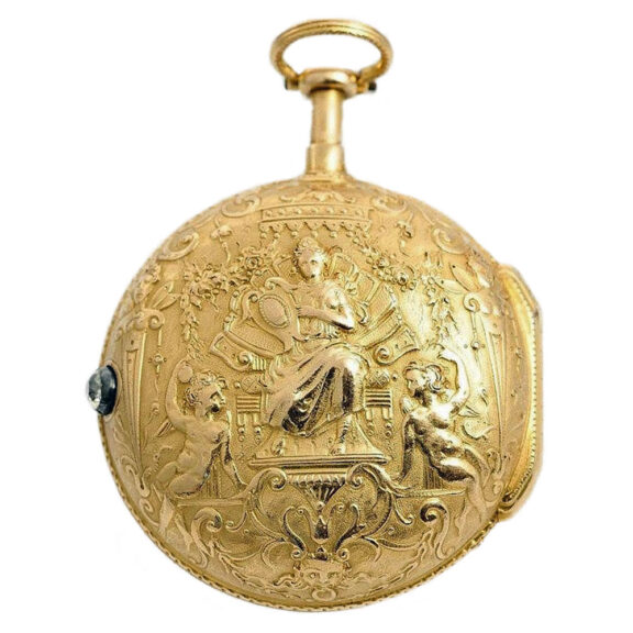 French "à toc et à tact" verge quarter repeating watch Circa 1780 French "à toc et à tact" verge quarter repeating watch Circa 1780