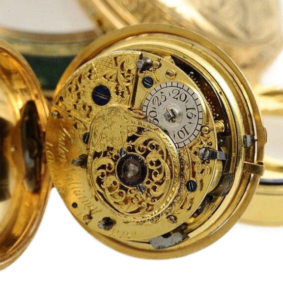English rare triple cased repeating "à toc" watch Circa 1769 English rare triple cased repeating "à toc" watch Circa 1769